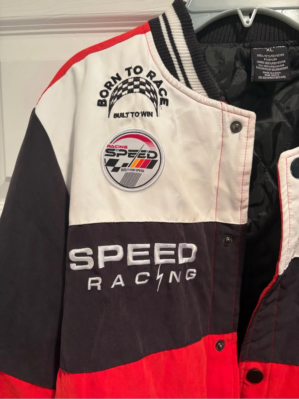 Ring of Fire Bahrain Grand Prix Speed Racing Bomber Jacket XL youth/kids